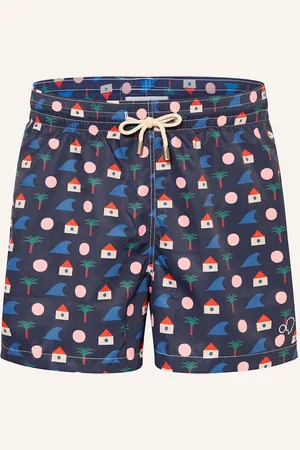ARRELS Barcelona Badeshorts Blue La Plage × Matias Larrain blau