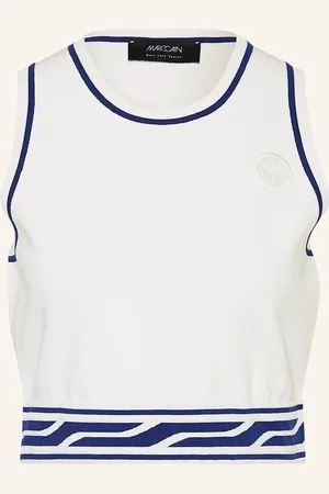 Marc Cain Cropped-Top weiss