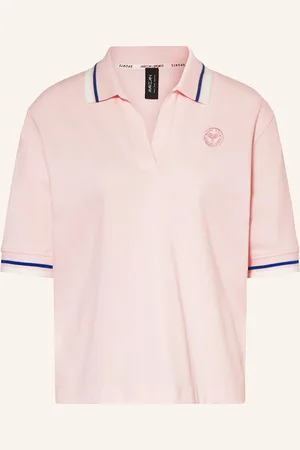 Marc Cain Piqué-Poloshirt rosa