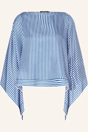 Windsor Blusenshirt Aus Seide blau