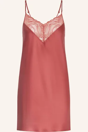 Calvin Klein Negligé Satin Sheen Lace Aus Satin braun