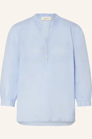 Cartoon Blusenshirt blau