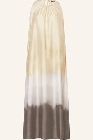 PESERICO SIGN Satinkleid beige