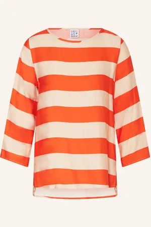Emily van den Bergh Blusenshirt Mit 3/4-Arm rot