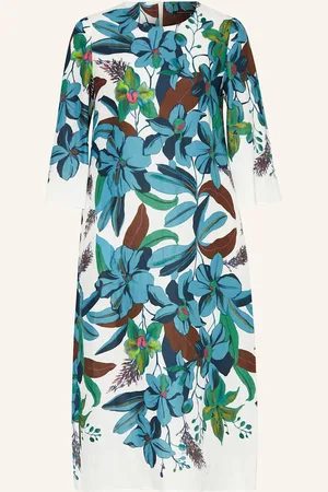 Luisa Cerano Kleid Mit 3/4-Arm weiss