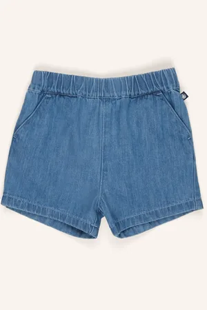 Petit Bateau Jeansshorts blau