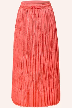 Betty Barclay Plisseerock Aus Satin rot