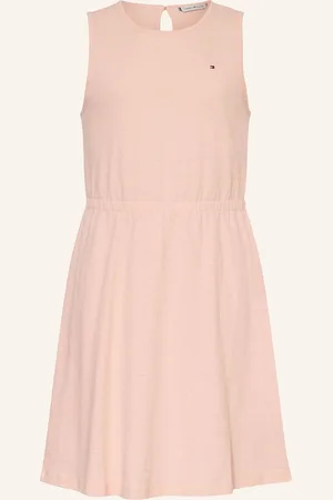 Tommy Hilfiger Jerseykleid Mit Leinen rosa