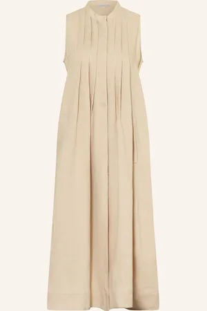 ANTONELLI Leinenkleid Norvegia Mit Plissees