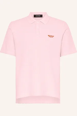 Dsquared2 Frottee-Poloshirt Tennis Fit pink