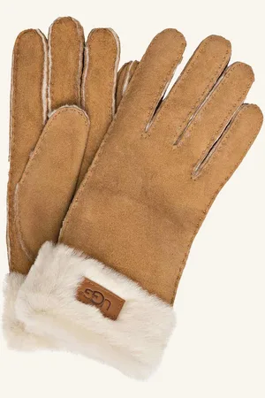 UGG Lederhandschuhe braun