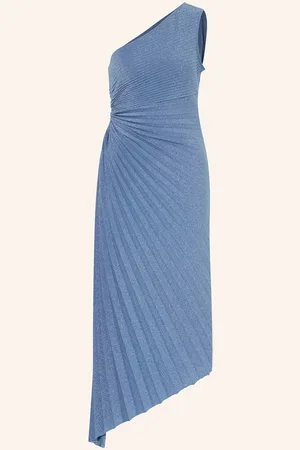 Vera Mont Cocktailkleid Mit Glitzergarn Und Cut-Out blau