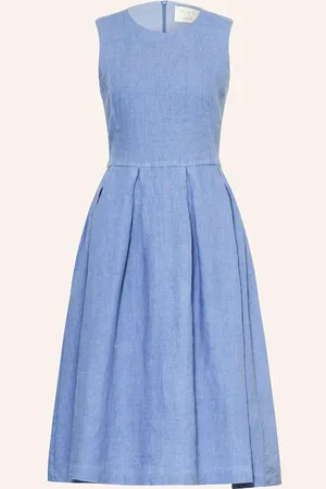 Oui Leinenkleid