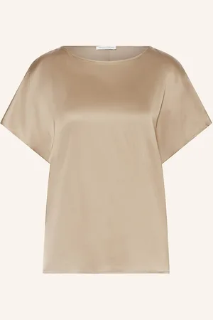 Marc O’ Polo Blusenshirt Aus Satin beige