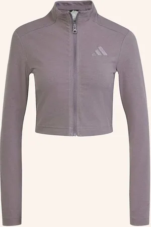 adidas Longsleeve All Szn Rib Cropped braun
