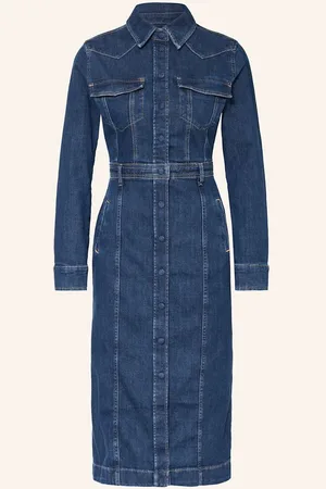 7 for all Mankind Jeanskleid blau