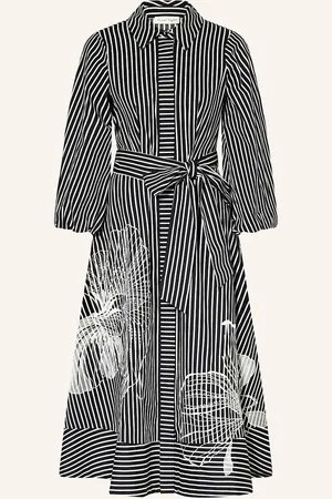 Phase Eight Hemdblusenkleid Corina Mit 3/4-Arm schwarz