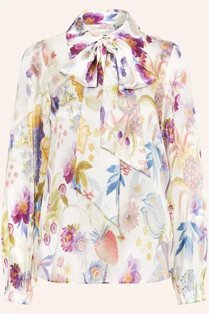 Dea Kudibal Schluppenbluse Kikki Aus Satin weiss
