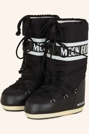 Moon Boot S Icon Nylon schwarz