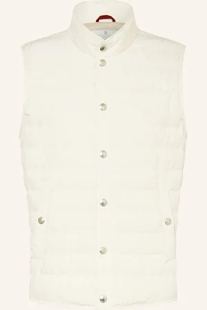 Brunello Cucinelli Daunenweste beige