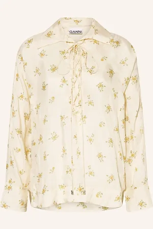 Ganni Blusenshirt weiss
