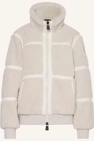 EA7 Teddyfell-Jacke beige