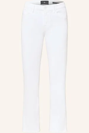 7 for all Mankind 7/8-Jeans Calie Straight Ankle weiss