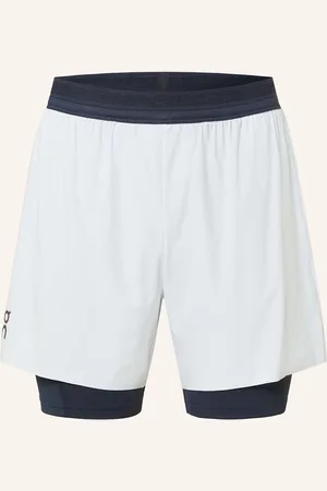 On Running 2-In-1-Laufshorts 5" Performance blau