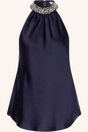 Simkhai Blusenshirt Aus Satin blau