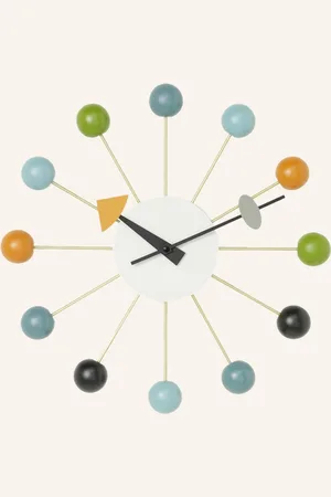 Vitra Wanduhr Ball Clock blau