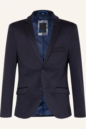 G.O.L. Jerseysakko Slim Fit blau