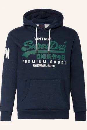 Superdry Hoodie blau