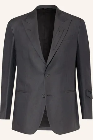 Fendi Kombi-Sakko Regular Fit Mit Leinen grau