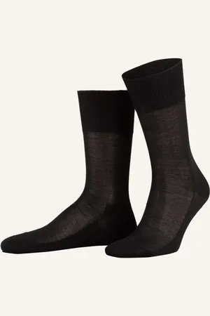 Falke Socken Luxury No.4 Pure Silk Aus Seide schwarz