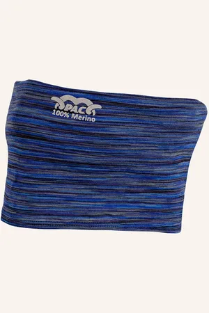 PAC Multifunktionstuch Aus Merinowolle blau