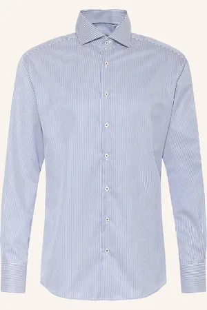 1863 BY ETERNA Hemd Modern Fit blau