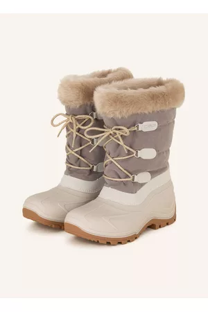 CMP Damen Stiefeletten - Boots Nietos Mit Kunstpelz weiss