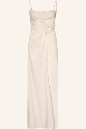 Jacquemus Kleid La Robe Gaua weiss