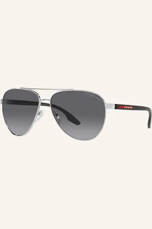 Prada Sonnenbrille Ps 52ys silber