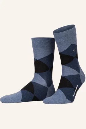 Burlington Strümpfe Clyde blau