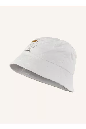 Karl Lagerfeld Damen Hüte - Bucket-Hat weiss