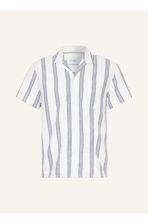 Les Deux Herren Freizeit Hemden - Resorthemd Lawson Regular Fit weiss