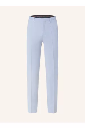 HUGO BOSS Herren Stoffhosen - Anzughose Hesten Extra Slim Fit blau