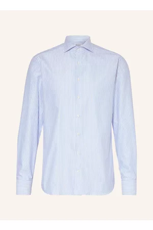 Stenströms Herren Business Hemden - Hemd Regular Fit blau
