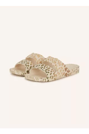 Freedom Moses Damen Clogs & Pantoletten - Pantoletten Felina beige