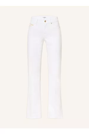 Cambio Damen Bootcut Jeans - Flared Jeans Paris weiss