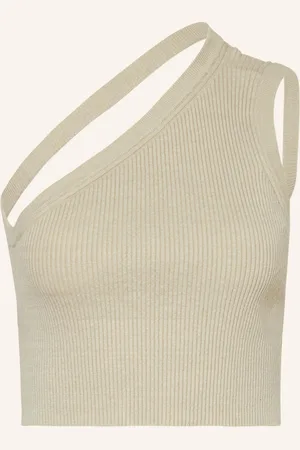 Jacquemus Stricktop La Maille Ascu Mit Leinen
