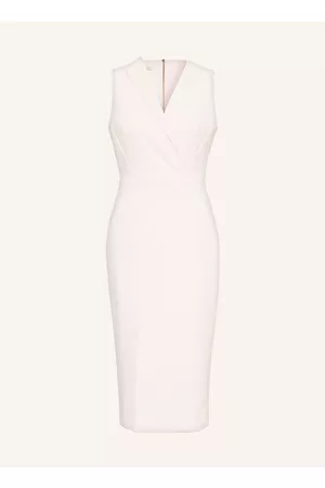 Ted Baker Damen Freizeitkleider - Etuikleid Tilolah In Wickeloptik weiss