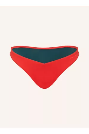 Marc O’ Polo Damen Brazilian Bikinis - Brazilian-Bikini-Hose Mit Uv-Schutz rot
