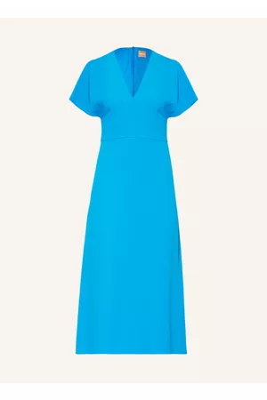 HUGO BOSS Damen Cocktail & Partykleider - Kleid Dawinga blau
